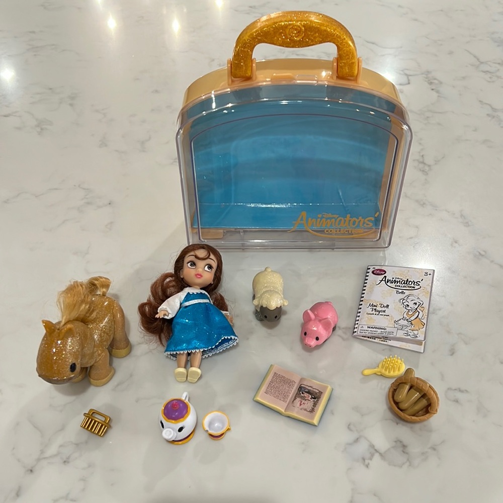 Disney Animators Collection Belle Mini Doll Set